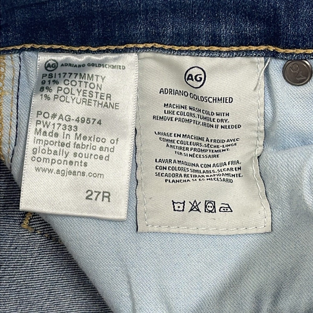AG The Farrah Skinny Ankle High-Rise Jeans 27R - Picture 3 of 10